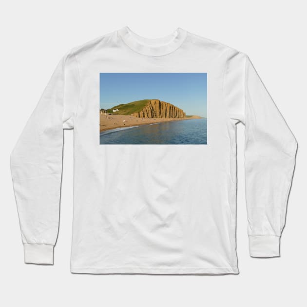 West Bay, Dorset Long Sleeve T-Shirt by Chris Petty